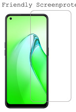 BASEY. Screenprotector Geschikt voor OPPO Reno 8 Screenprotector Tempered Glass - Screenprotector Geschikt voor OPPO Reno 8 Beschermglas Screen Protector Glas - 3 Stuks