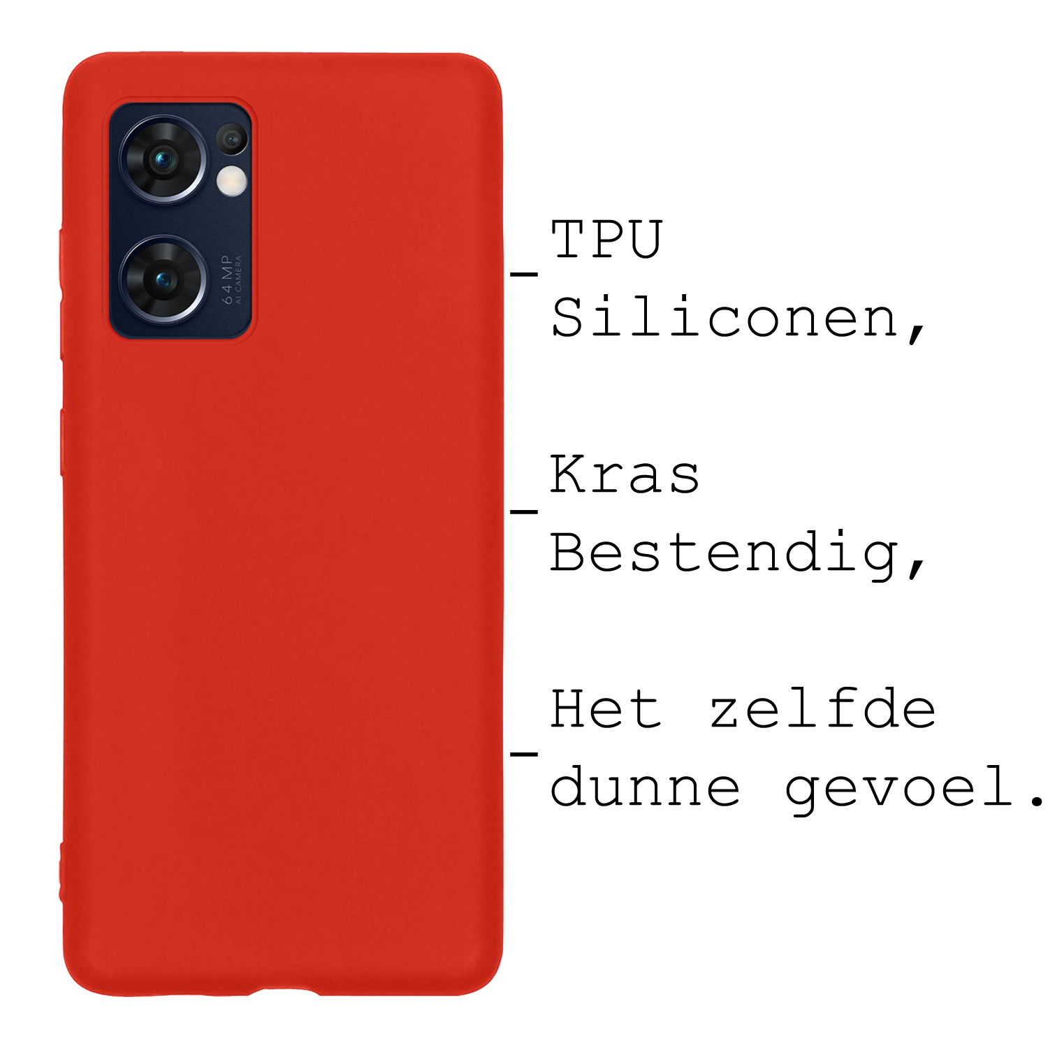BASEY. Hoes Geschikt voor OPPO Find X5 Lite Hoesje Siliconen Back Cover Case Met 2x Screenprotector - Hoesje Geschikt voor OPPO X5 Lite Hoes Cover Hoesje - Transparant