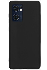 Hoes Geschikt voor OPPO Find X5 Lite Hoesje Siliconen Back Cover Case Met 2x Screenprotector - Hoesje Geschikt voor OPPO X5 Lite Hoes Cover Hoesje - Zwart