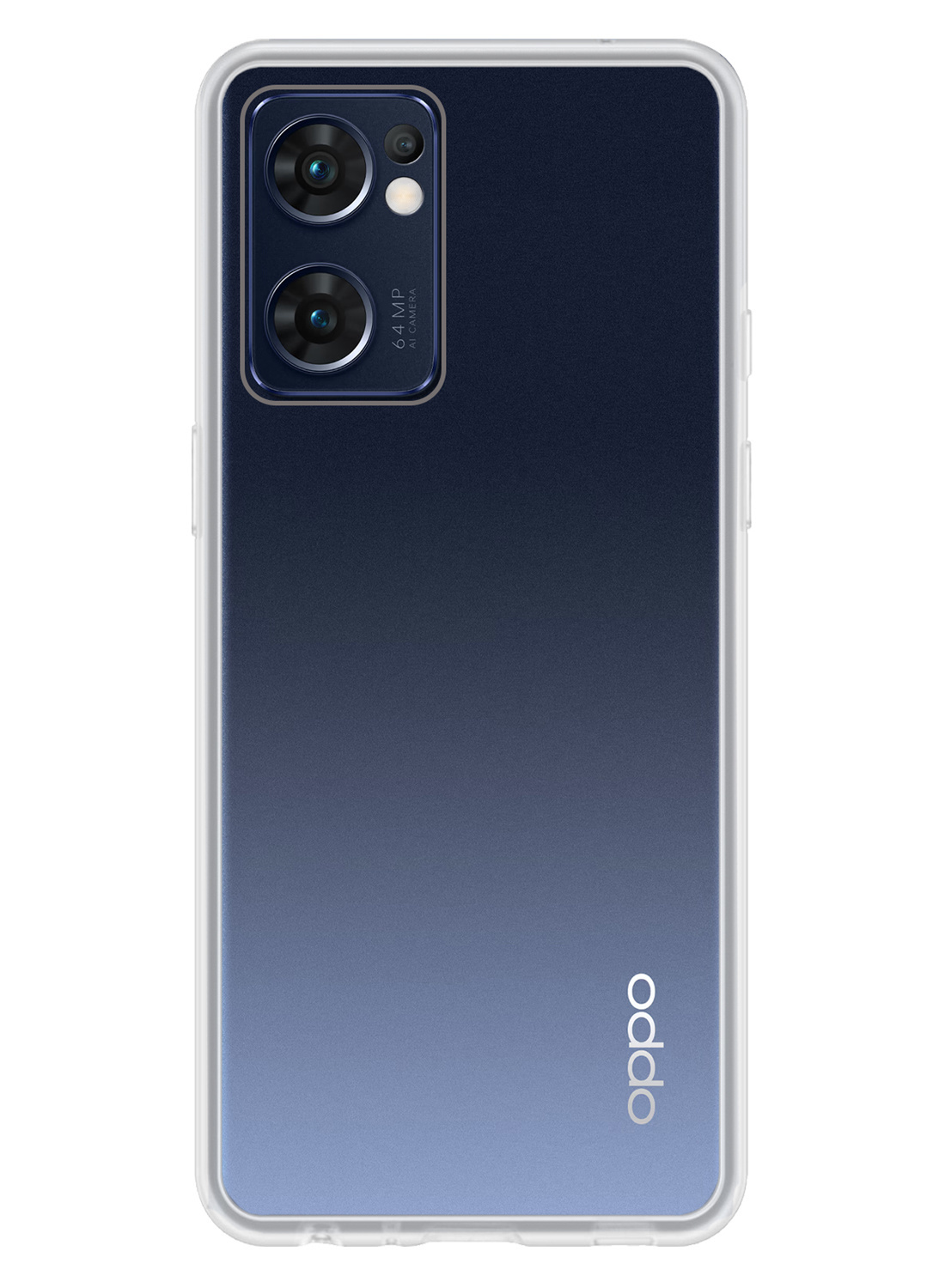 NoXx Hoes Geschikt voor OPPO Find X5 Lite Hoesje Cover Siliconen Back Case Hoes Met Screenprotector - Transparant