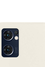 NoXx Hoes Geschikt voor OPPO Find X5 Lite Hoesje Cover Siliconen Back Case Hoes Met Screenprotector - Wit