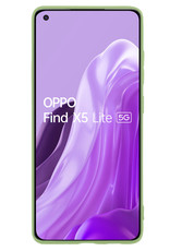 Nomfy Hoesje Geschikt voor OPPO Find X5 Lite Hoesje Siliconen Cover Case Met Screenprotector - Hoes Geschikt voor OPPO X5 Lite Hoes Back Case - Groen