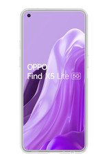 Nomfy Hoesje Geschikt voor OPPO Find X5 Lite Hoesje Siliconen Cover Case Met Screenprotector - Hoes Geschikt voor OPPO X5 Lite Hoes Back Case - Transparant