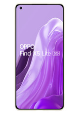 Nomfy Hoesje Geschikt voor OPPO Find X5 Lite Hoesje Siliconen Cover Case Met Screenprotector - Hoes Geschikt voor OPPO X5 Lite Hoes Back Case - Wit