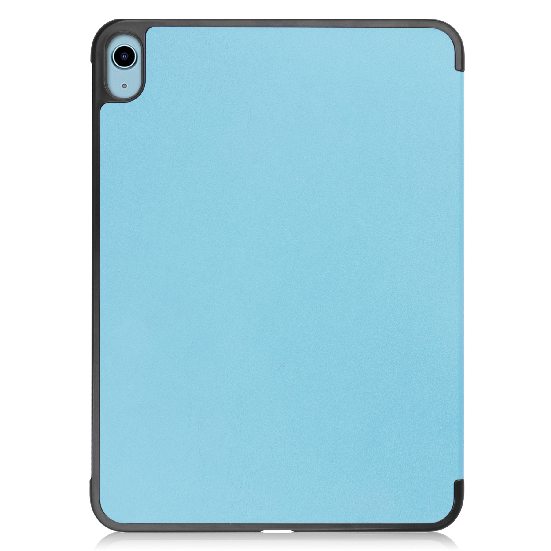 BASEY. Hoesje Geschikt voor iPad 2022 Hoes Case Tablet Hoesje Tri-fold Met Screenprotector - Hoes Geschikt voor iPad 10 Hoesje Hard Cover Bookcase Hoes - Lichtblauw