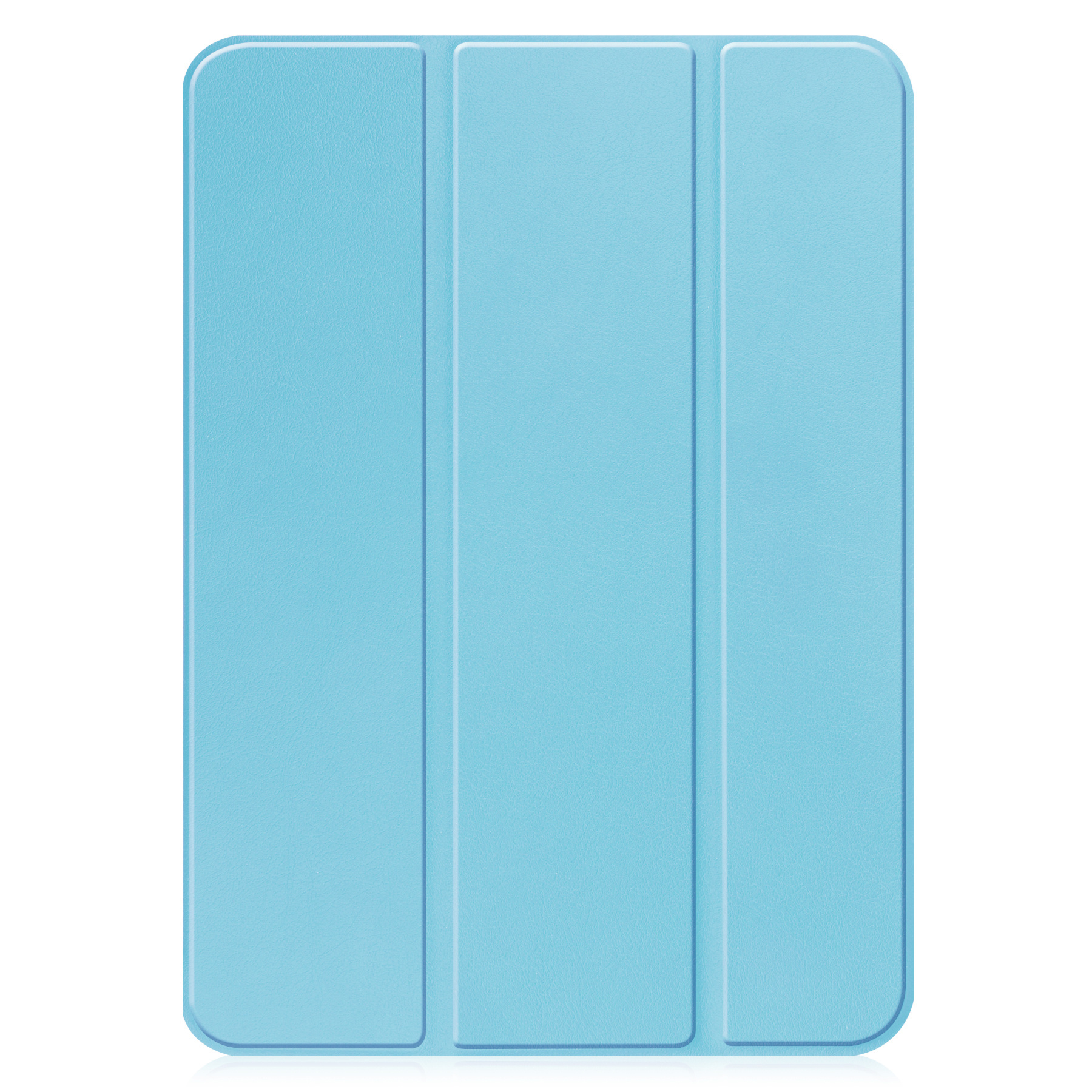 BASEY. Hoesje Geschikt voor iPad 2022 Hoes Case Tablet Hoesje Tri-fold Met Screenprotector - Hoes Geschikt voor iPad 10 Hoesje Hard Cover Bookcase Hoes - Lichtblauw