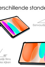 NoXx Hoesje Geschikt voor iPad 2022 Hoesje Case Hard Cover Hoes Book Case Met Screenprotector - Galaxy