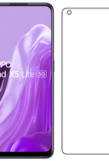 Hoesje Geschikt voor OPPO Find X5 Lite Hoesje Siliconen Cover Case Met Screenprotector - Hoes Geschikt voor OPPO X5 Lite Hoes Back Case - Transparant
