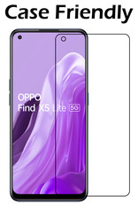 Nomfy Hoesje Geschikt voor OPPO Find X5 Lite Hoesje Siliconen Cover Case Met Screenprotector - Hoes Geschikt voor OPPO X5 Lite Hoes Back Case - Wit