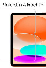 iPad 10 2022 Hoesje Hardcover Hoes Book Case Met Screenprotector - Galaxy