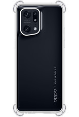 BASEY. OPPO Find X5 Pro Hoesje Shock Proof Met Screenprotector Tempered Glass - OPPO Find X5 Pro Screen Protector Beschermglas Hoes Shockproof - Transparant