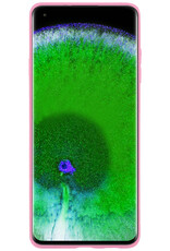 BASEY. Hoes Geschikt voor OPPO Find X5 Pro Hoesje Siliconen Back Cover Case Met Screenprotector - Hoesje Geschikt voor OPPO X5 Pro Hoes Cover Hoesje - Lichtroze