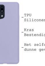 BASEY. Hoes Geschikt voor OPPO Find X5 Pro Hoesje Siliconen Back Cover Case Met 2x Screenprotector - Hoesje Geschikt voor OPPO X5 Pro Hoes Cover Hoesje - Lila