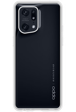 BASEY. Hoes Geschikt voor OPPO Find X5 Pro Hoesje Siliconen Back Cover Case Met 2x Screenprotector - Hoesje Geschikt voor OPPO X5 Pro Hoes Cover Hoesje - Rood