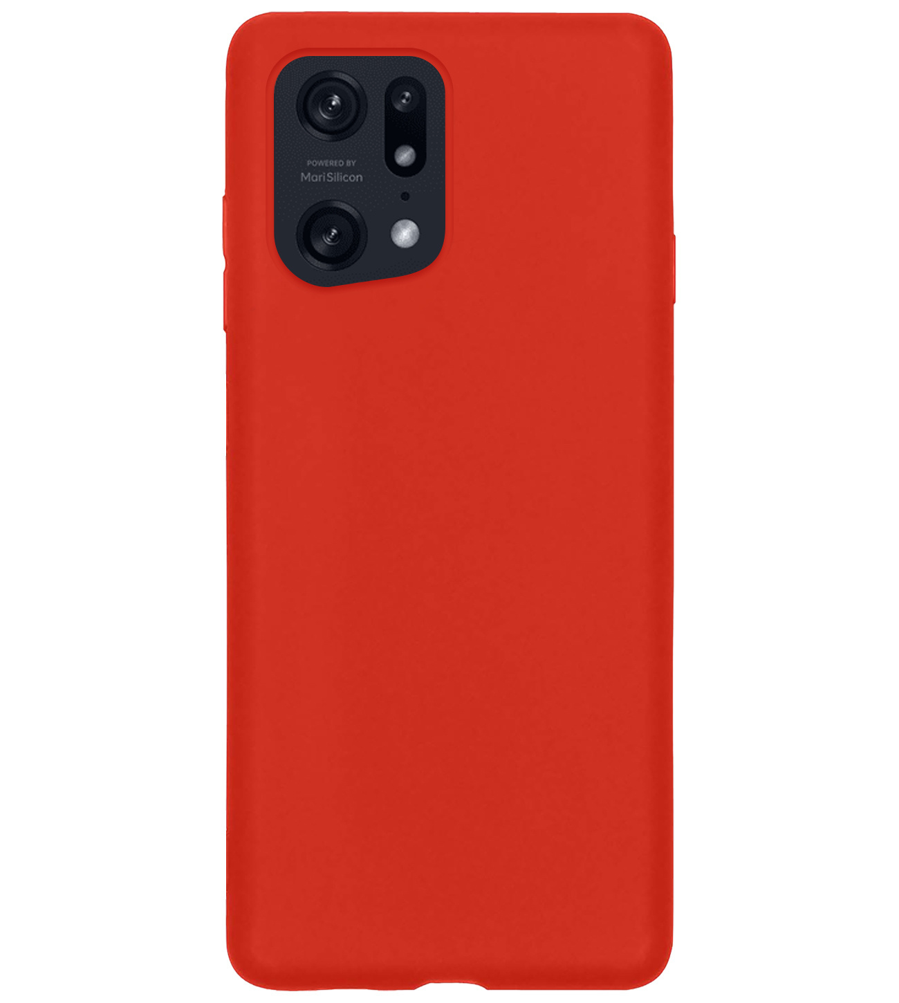 BASEY. Hoes Geschikt voor OPPO Find X5 Pro Hoesje Siliconen Back Cover Case Met 2x Screenprotector - Hoesje Geschikt voor OPPO X5 Pro Hoes Cover Hoesje - Transparant