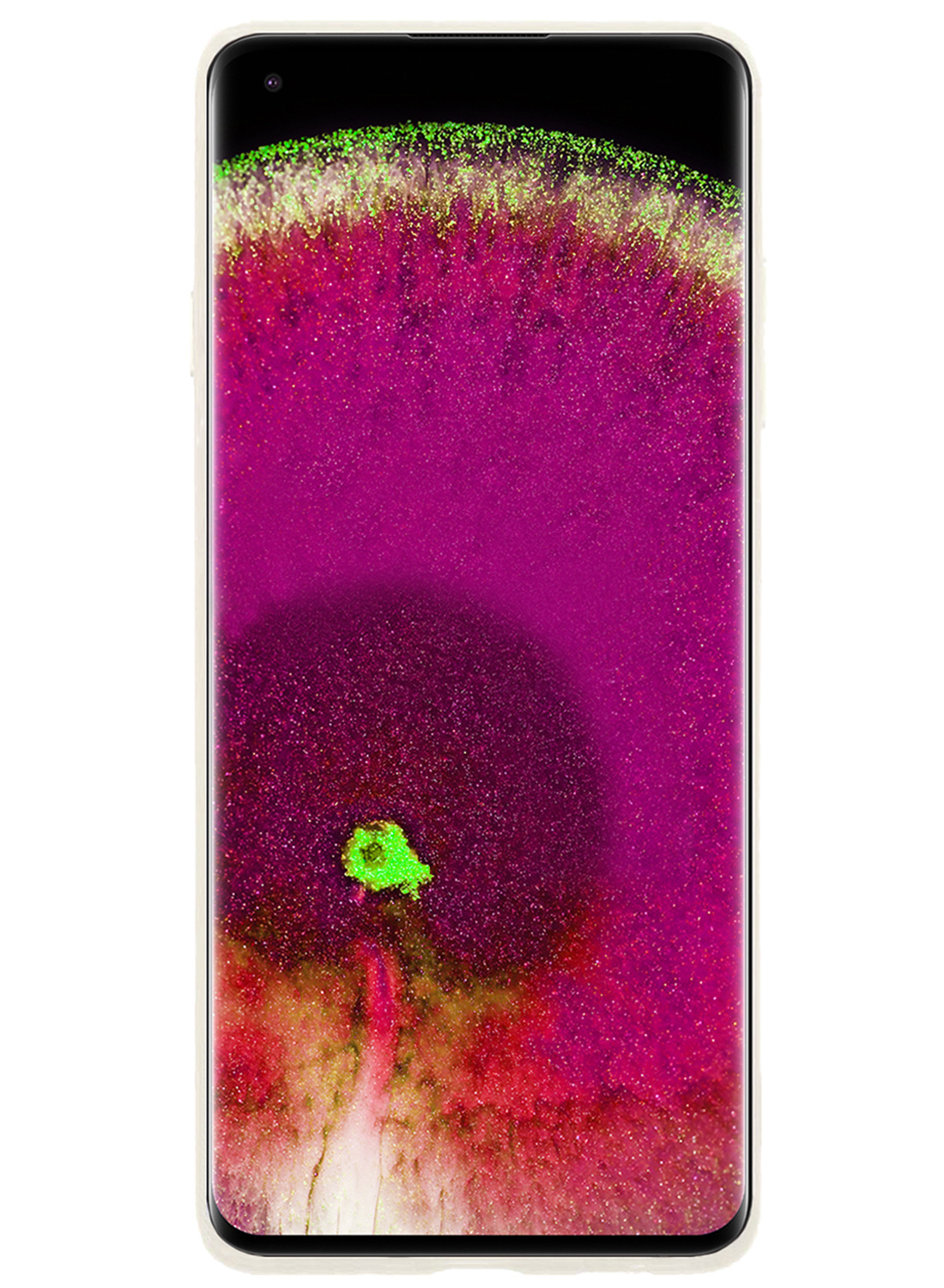 NoXx Hoes Geschikt voor OPPO Find X5 Pro Hoesje Cover Siliconen Back Case Hoes Met 2x Screenprotector - Wit