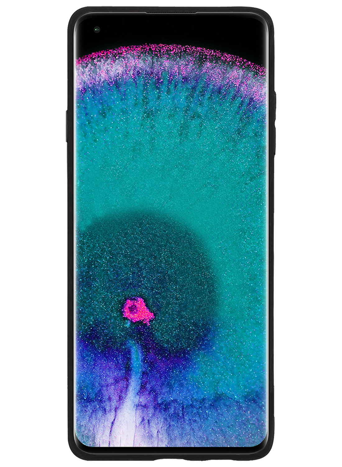 Nomfy Hoesje Geschikt voor OPPO Find X5 Pro Hoesje Siliconen Cover Case Met Screenprotector - Hoes Geschikt voor OPPO X5 Pro Hoes Back Case - Zwart