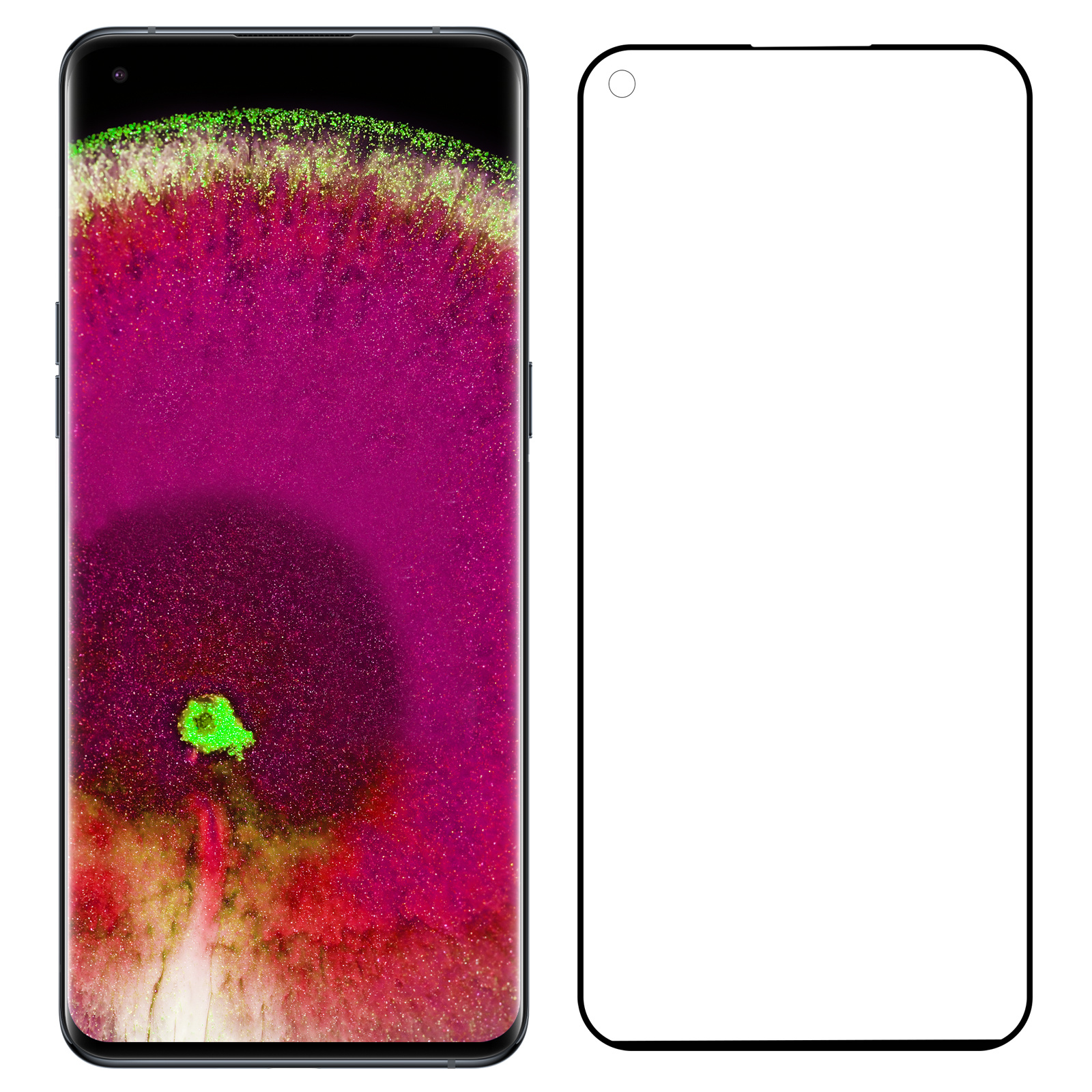 NoXx Hoes Geschikt voor OPPO Find X5 Pro Hoesje Cover Siliconen Back Case Hoes Met 2x Screenprotector - Wit