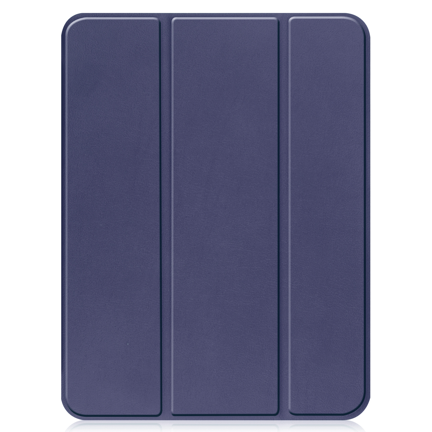 BASEY. Hoesje Geschikt voor iPad 2022 Hoes Case Tablet Hoesje Tri-fold Met Uitsparing Geschikt voor Apple Pencil - Hoes Geschikt voor iPad 10 Hoesje Hard Cover Bookcase Hoes - Donkerblauw