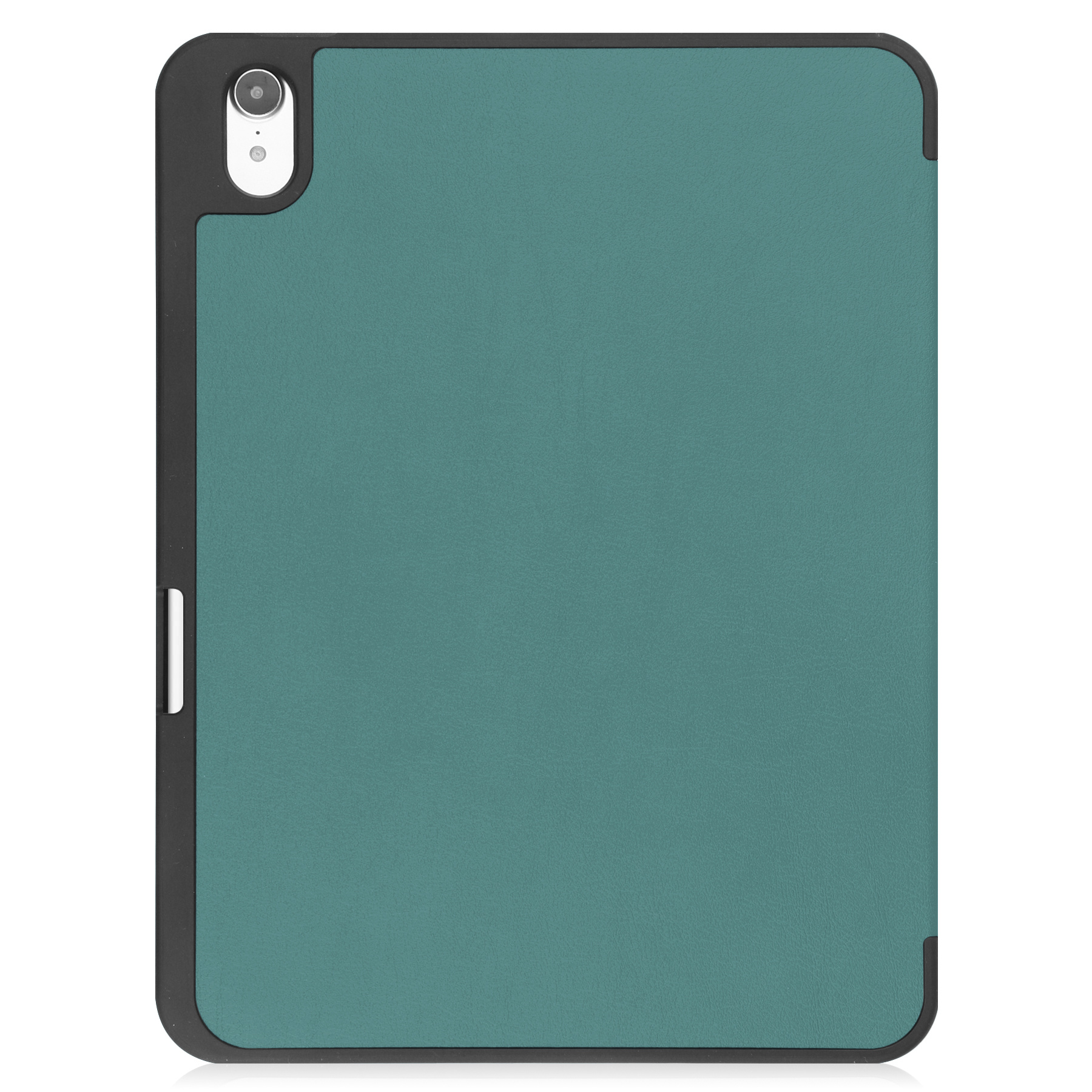 BASEY. Hoesje Geschikt voor iPad 2022 Hoes Case Tablet Hoesje Tri-fold Met Uitsparing Geschikt voor Apple Pencil - Hoes Geschikt voor iPad 10 Hoesje Hard Cover Bookcase Hoes - Donkergroen
