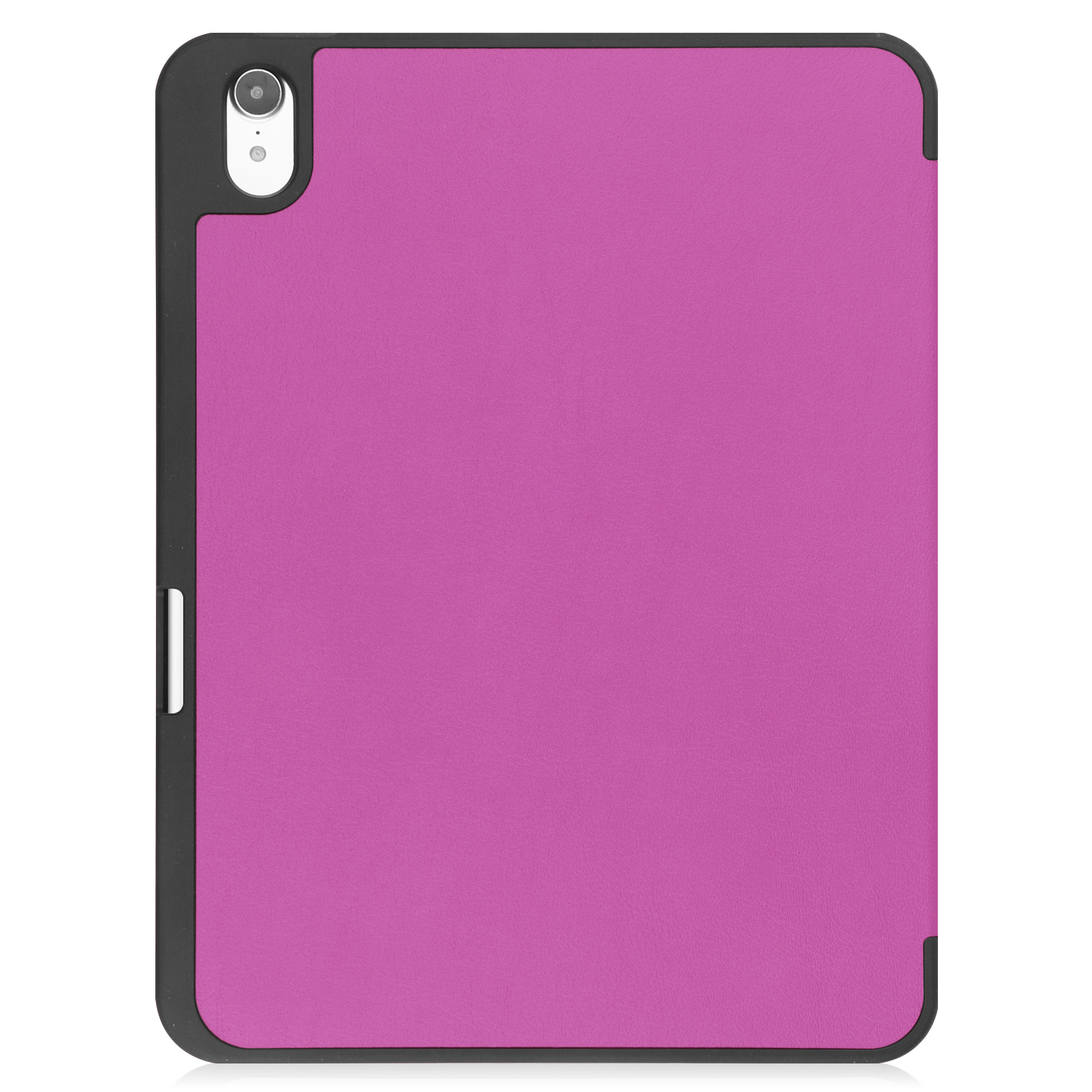 BASEY. Hoesje Geschikt voor iPad 2022 Hoes Case Tablet Hoesje Tri-fold Met Uitsparing Geschikt voor Apple Pencil - Hoes Geschikt voor iPad 10 Hoesje Hard Cover Bookcase Hoes - Paars