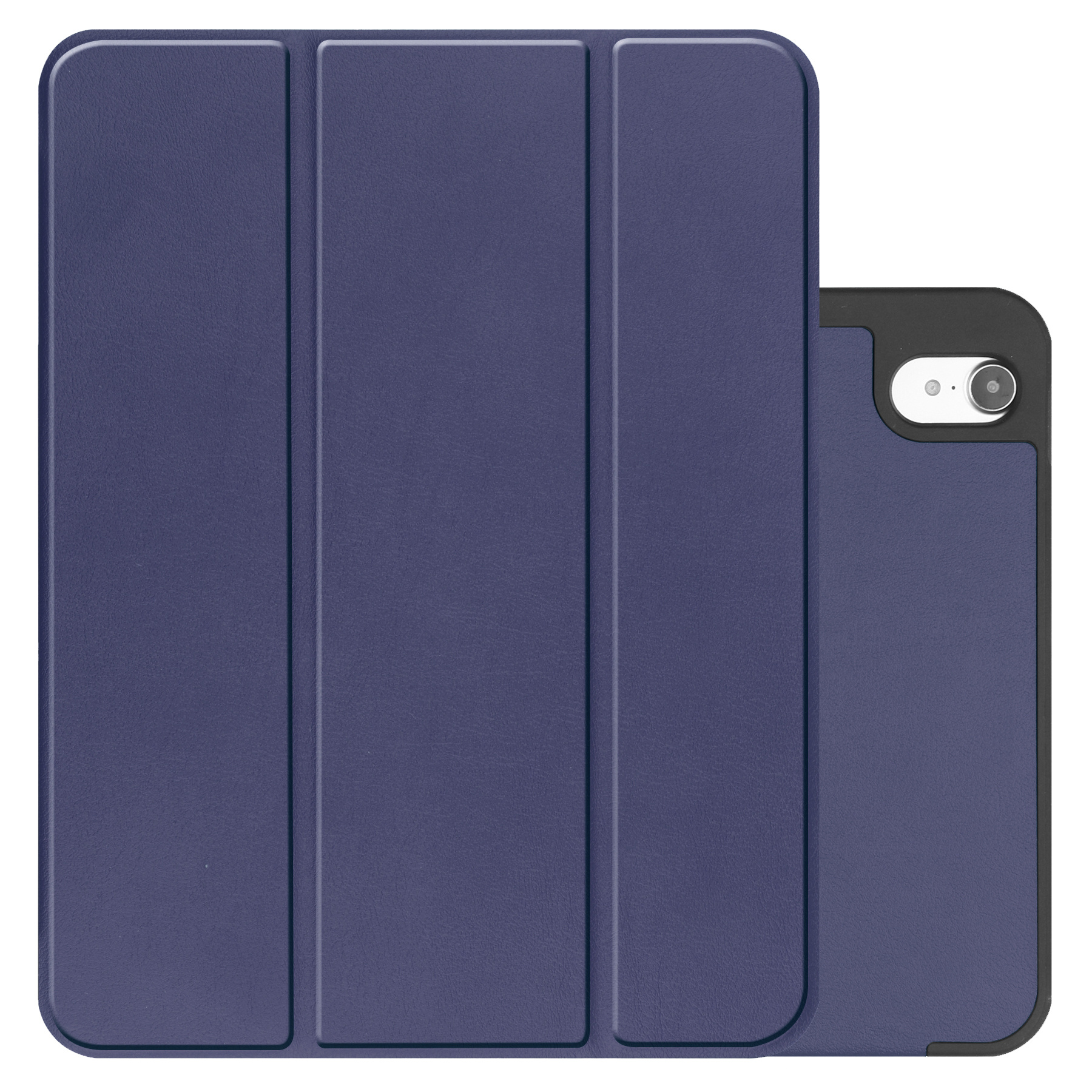 NoXx Hoesje Geschikt voor iPad 2022 Hoesje Case Hard Cover Hoes Book Case Met Uitsparing Geschikt voor Apple Pencil - Donkerblauw