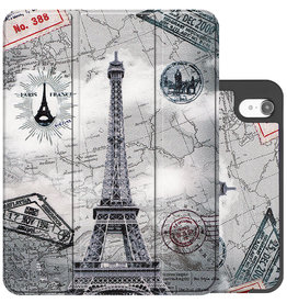 NoXx NoXx iPad 10 2022 Hoesje Met Uitsparing Apple Pencil - Eiffeltoren