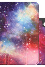 NoXx Hoesje Geschikt voor iPad 2022 Hoesje Case Hard Cover Hoes Book Case Met Uitsparing Geschikt voor Apple Pencil - Galaxy