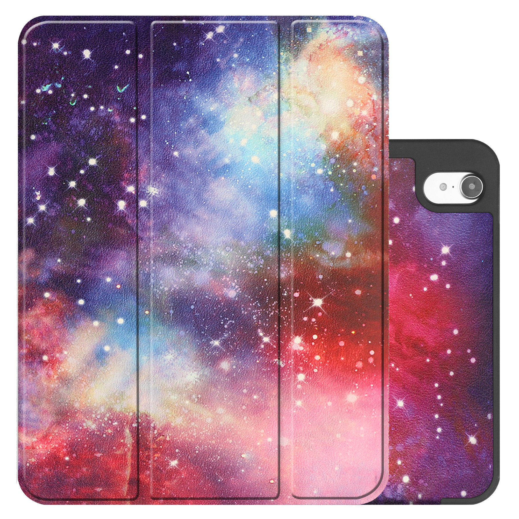 NoXx Hoesje Geschikt voor iPad 2022 Hoesje Case Hard Cover Hoes Book Case Met Uitsparing Geschikt voor Apple Pencil - Galaxy