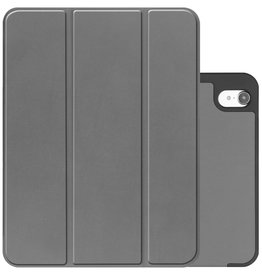 NoXx NoXx iPad 10 2022 Hoesje Met Uitsparing Apple Pencil - Grijs