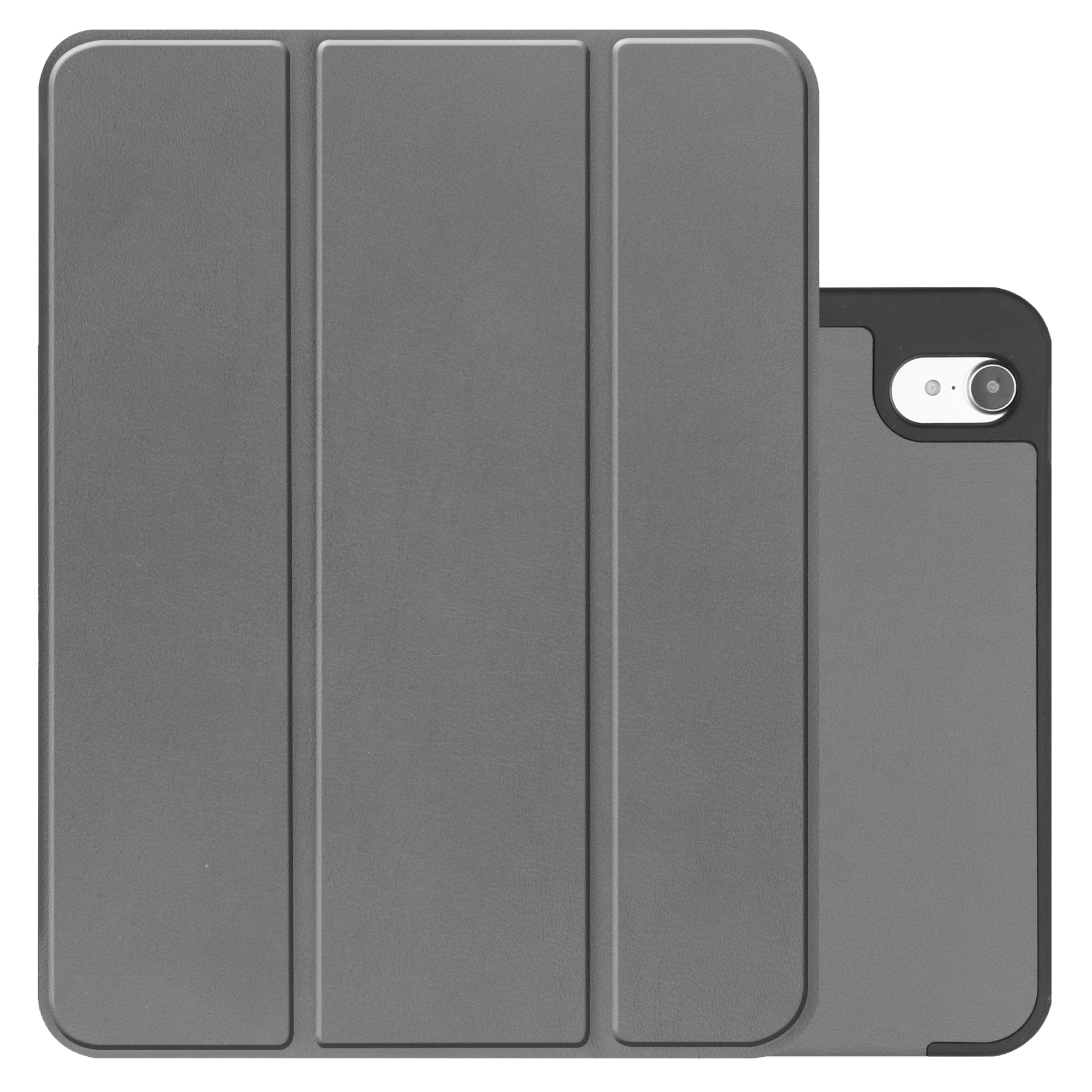 NoXx Hoesje Geschikt voor iPad 2022 Hoesje Case Hard Cover Hoes Book Case Met Uitsparing Geschikt voor Apple Pencil - Grijs