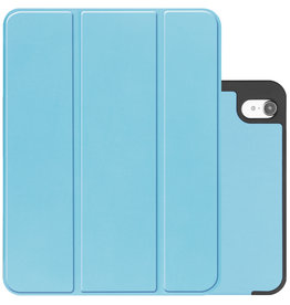NoXx NoXx iPad 10 2022 Hoesje Met Uitsparing Apple Pencil - Lichtblauw