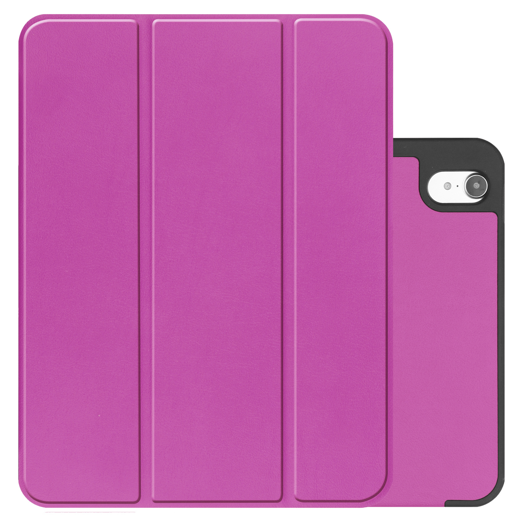 NoXx Hoesje Geschikt voor iPad 2022 Hoesje Case Hard Cover Hoes Book Case Met Uitsparing Geschikt voor Apple Pencil - Paars