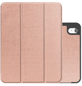 NoXx NoXx iPad 10 2022 Hoesje Met Uitsparing Apple Pencil - Rose Goud