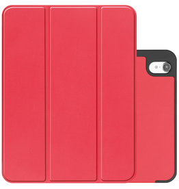 NoXx iPad 10 2022 Hoesje Met Uitsparing Apple Pencil - Rood