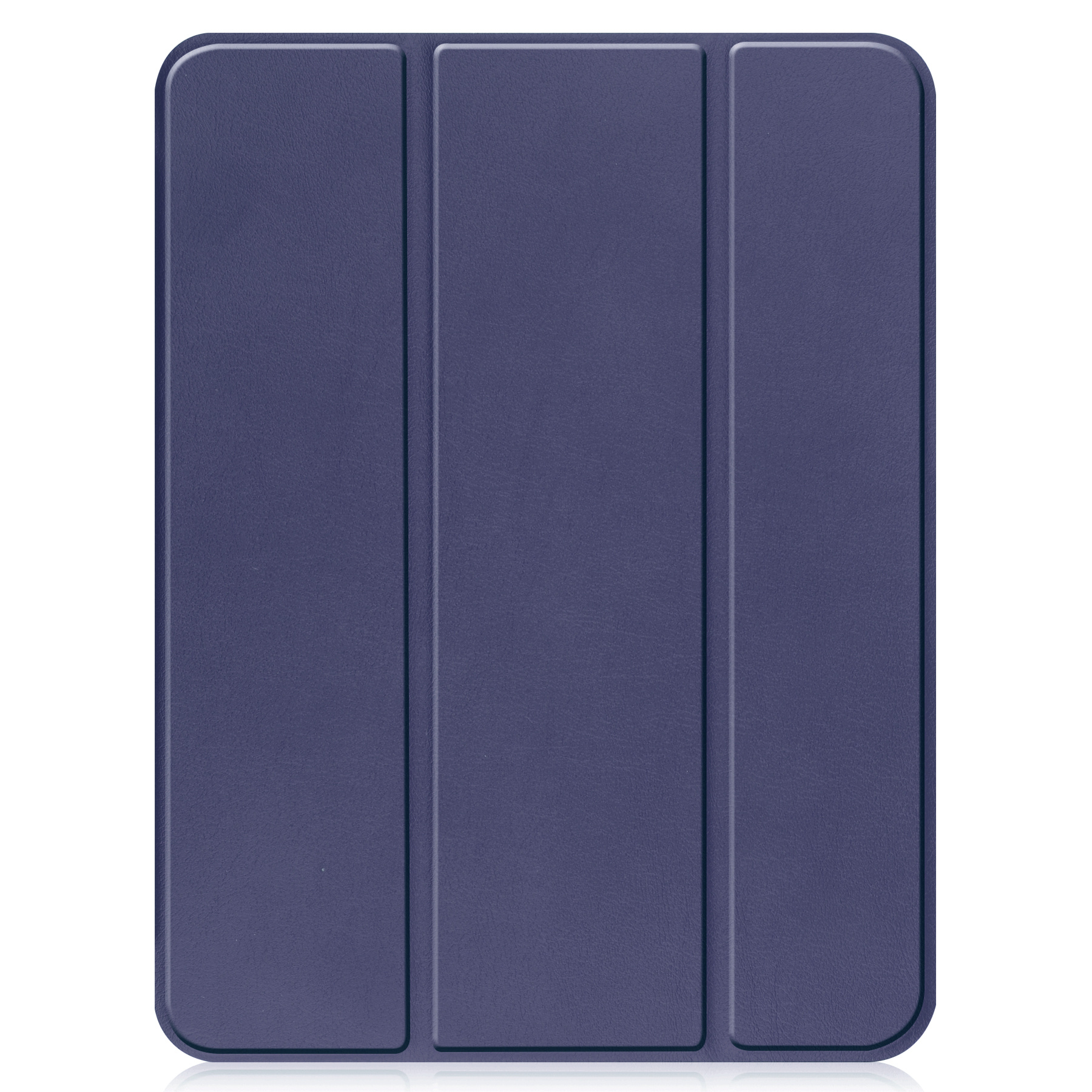 iPad 2022 Hoesje Book Case Hard Cover Hoes Met Uitsparing Apple Pencil - iPad 10 Hoes Hardcover - Donker Blauw