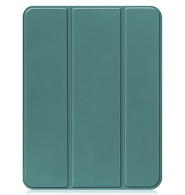 Nomfy Nomfy iPad 10 2022 Hoesje Met Uitsparing Apple Pencil - Donkergroen