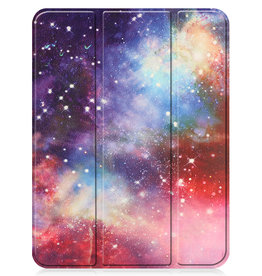 Nomfy Nomfy iPad 10 2022 Hoesje Met Uitsparing Apple Pencil - Galaxy