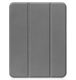 Nomfy Nomfy iPad 10 2022 Hoesje Met Uitsparing Apple Pencil - Grijs