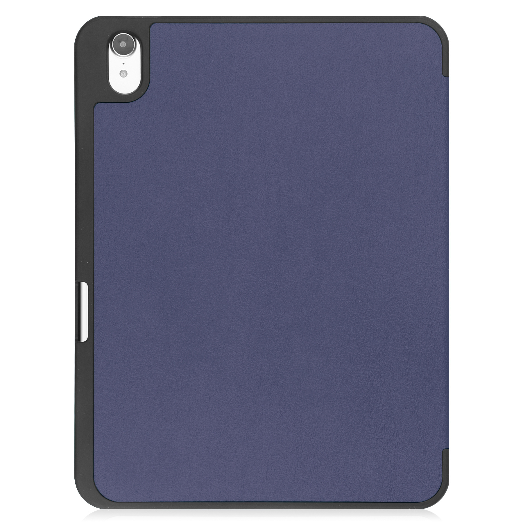 BASEY. Hoesje Geschikt voor iPad 2022 Hoes Case Tablet Hoesje Tri-fold Met Uitsparing Geschikt voor Apple Pencil Met Screenprotector - Hoes Geschikt voor iPad 10 Hoesje Hard Cover Bookcase Hoes - Donkerblauw