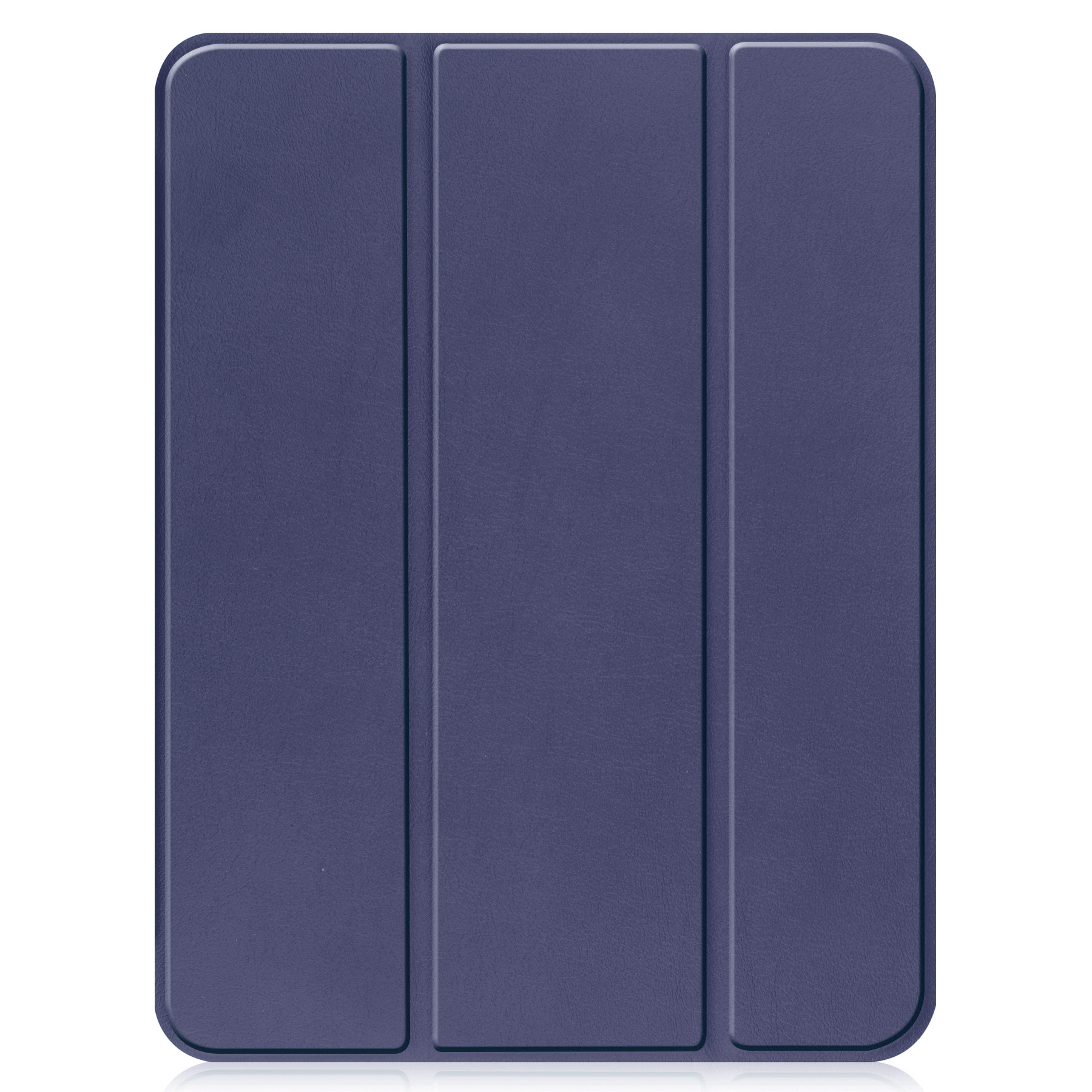 BASEY. Hoesje Geschikt voor iPad 2022 Hoes Case Tablet Hoesje Tri-fold Met Uitsparing Geschikt voor Apple Pencil Met Screenprotector - Hoes Geschikt voor iPad 10 Hoesje Hard Cover Bookcase Hoes - Donkerblauw
