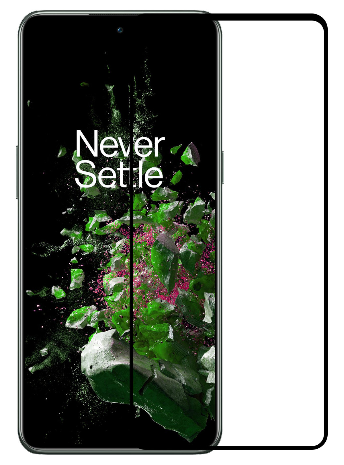 Nomfy OnePlus 10T Screenprotector Bescherm Glas Tempered Glass Full Cover - OnePlus 10T Screen Protector
