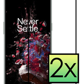 NoXx NoXx OnePlus 10T Screenprotector Glas Full Cover - 2 PACK