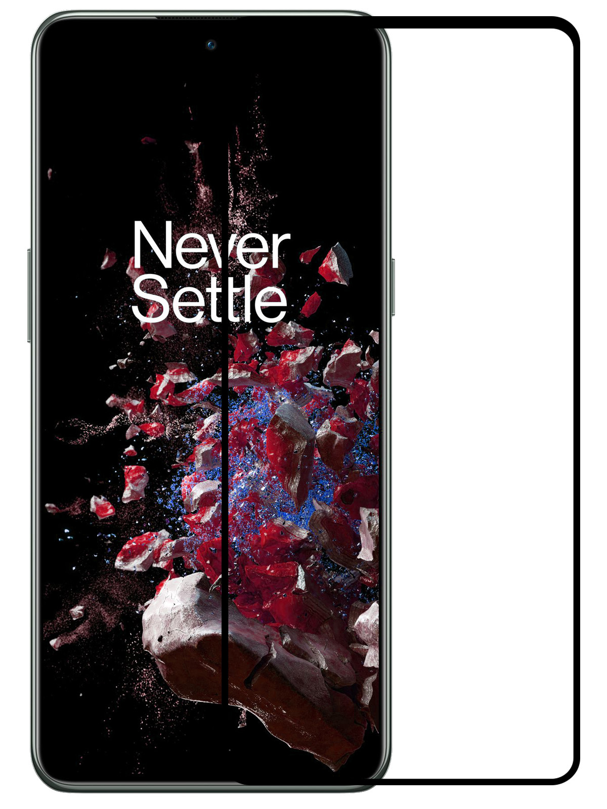NoXx OnePlus 10T Screenprotector Tempered Glass Full Cover Gehard Glas Beschermglas