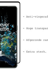 BASEY. Screenprotector Geschikt voor OnePlus 10T Screenprotector Beschermglas Full Cover - Screenprotector Geschikt voor OnePlus 10T Screen Protector Full Cover - 3 Stuks