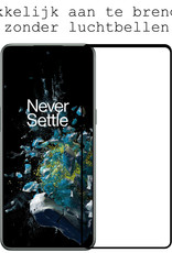 BASEY. OnePlus 10T Screenprotector Tempered Glass Full Cover - OnePlus 10T Beschermglas Screen Protector Glas - 2 Stuks
