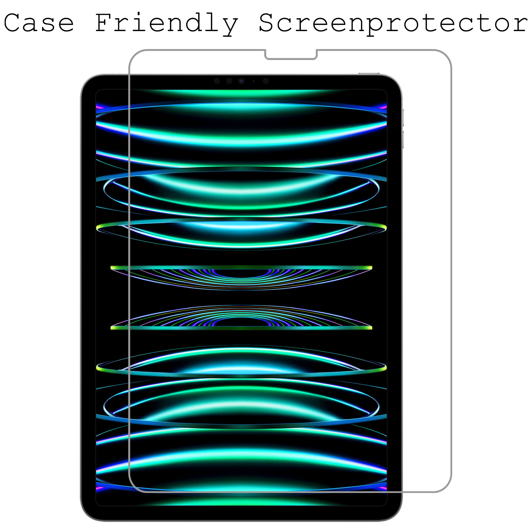 BASEY. BASEY. iPad Pro 12.9 2022 Screenprotector - 2 PACK