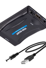 Nomfy HDMI Naar Scart Converter Kabel Adapter Omvormer 1080p - HDMI naar Scart kabel - Zwart