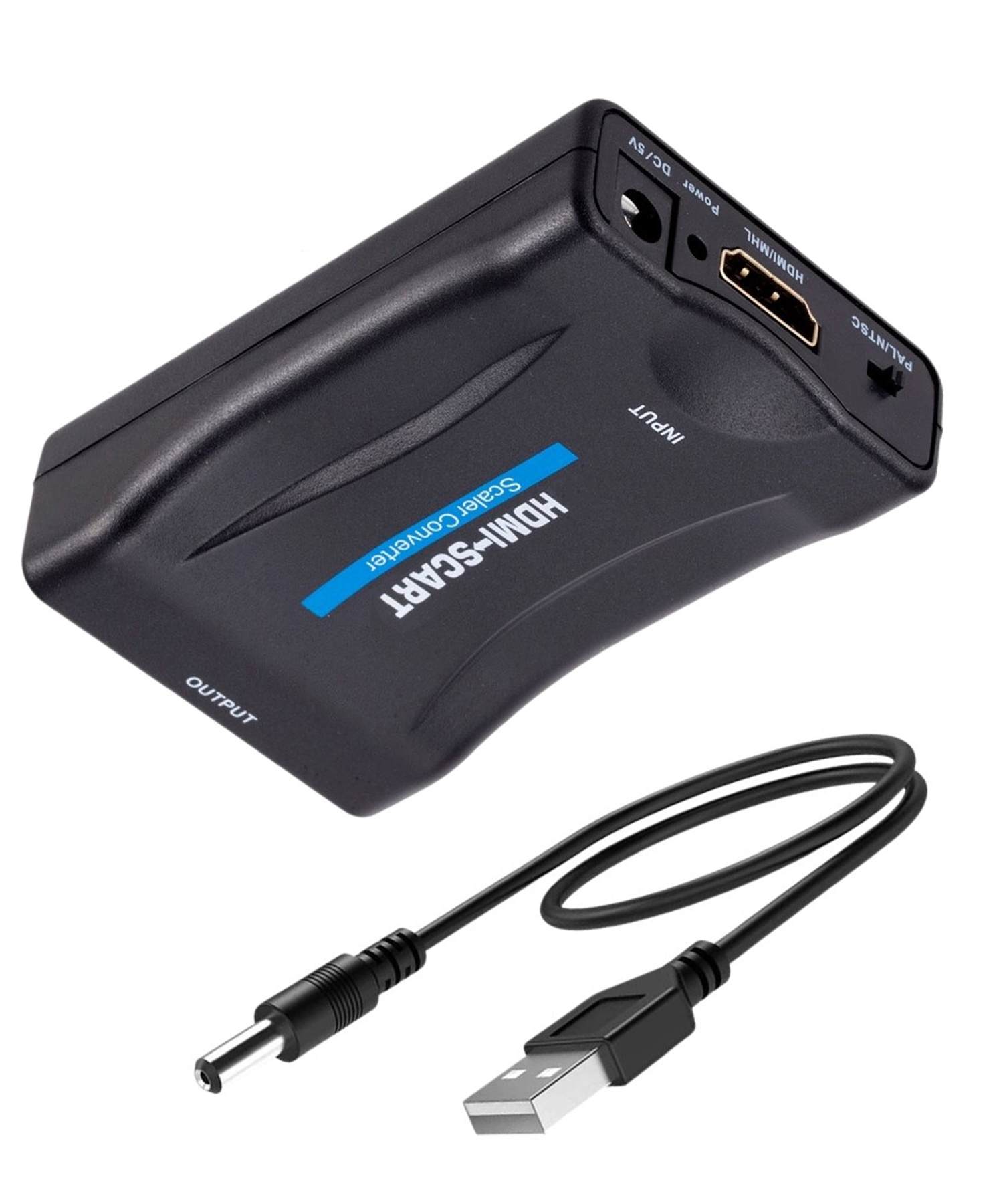 Nomfy HDMI Naar Scart Converter Kabel Adapter Omvormer 1080p - HDMI naar Scart kabel - Zwart