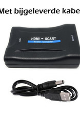 Nomfy HDMI Naar Scart Converter Kabel Adapter Omvormer 1080p - HDMI naar Scart kabel - Zwart